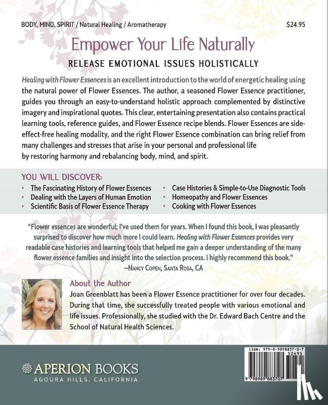 Greenblatt, Joan - Healing with Flower Essences