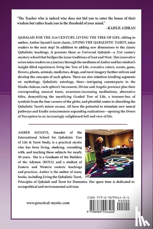 Jayanti, Amber - QABALAH FOR THE 21ST CENTURY