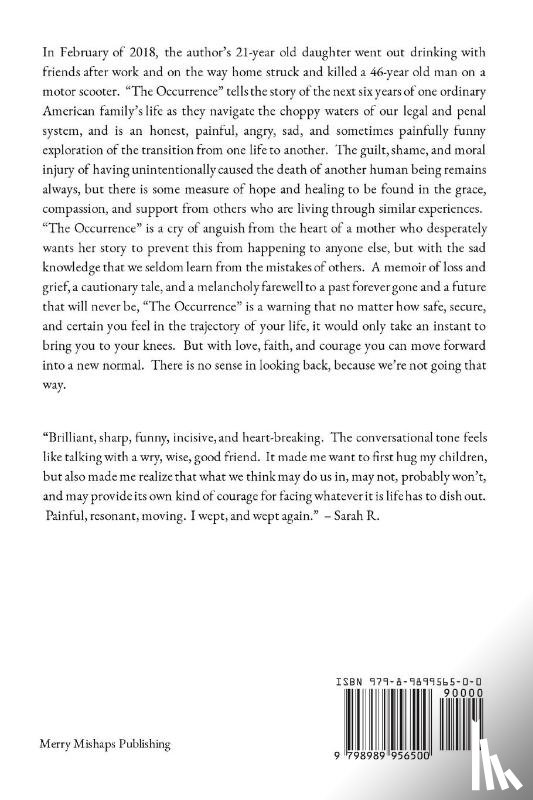 Hamalainen, Mary Kay - The Occurrence