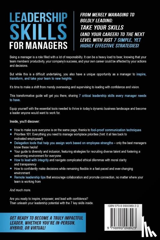 Preston, Amber - Leadership Skills for Managers