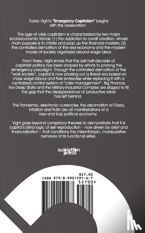 Vighi, Fabio - Emergency Capitalism