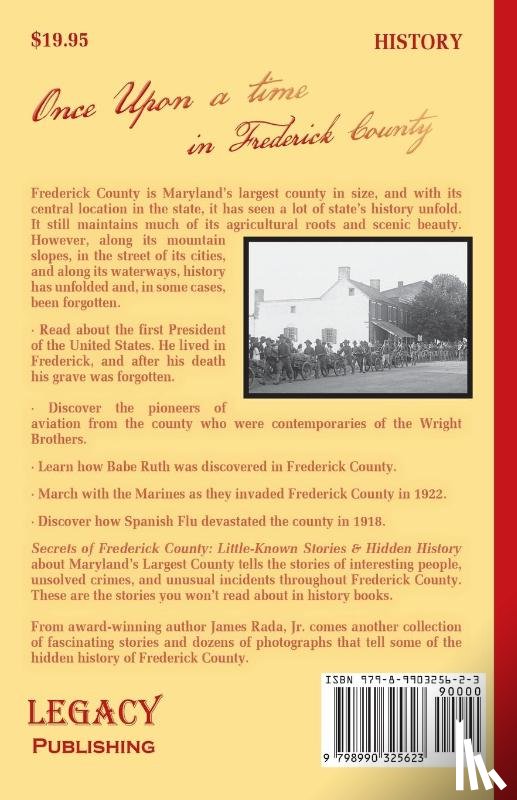 Rada, James - Secrets of Frederick County
