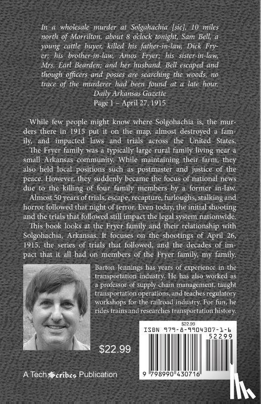 Jennings, Barton - The Solgohachia Murders