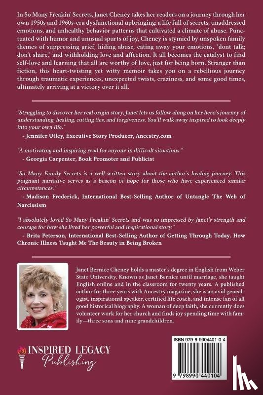 Cheney, Janet Bernice - So Many Freakin' Secrets