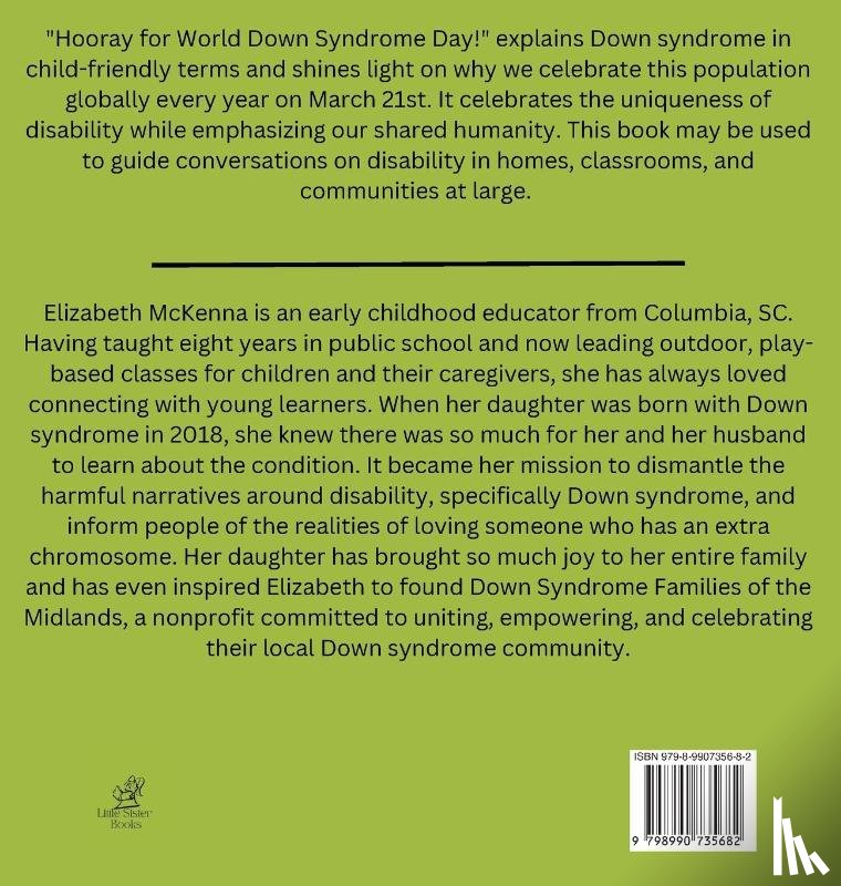 Mckenna, Elizabeth - Hooray for World Down Syndrome Day!