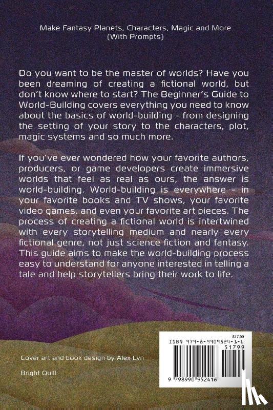 Lyn, Alex - Creating a Fictional World