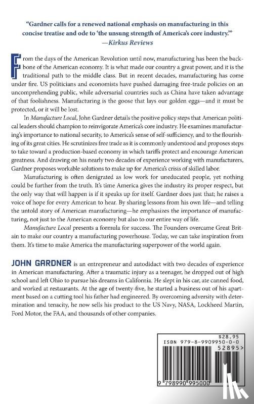 Gardner, John - Manufacture Local