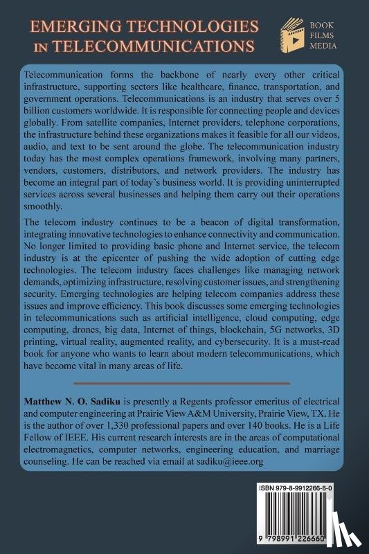 Sadiku, Matthew N. O. - Emerging Technologies in Telecommunications