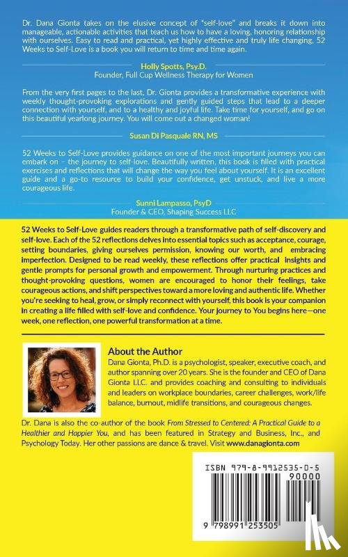 Gionta, Dana A. - 52 Weeks to Self-Love