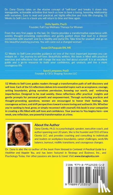 Gionta, Dana A. - 52 Weeks to Self-Love
