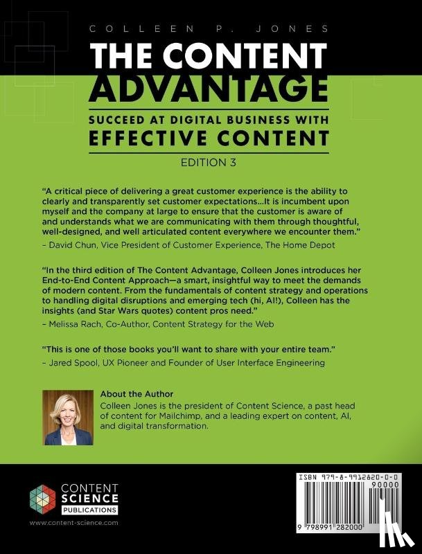 Jones, Colleen - The Content Advantage