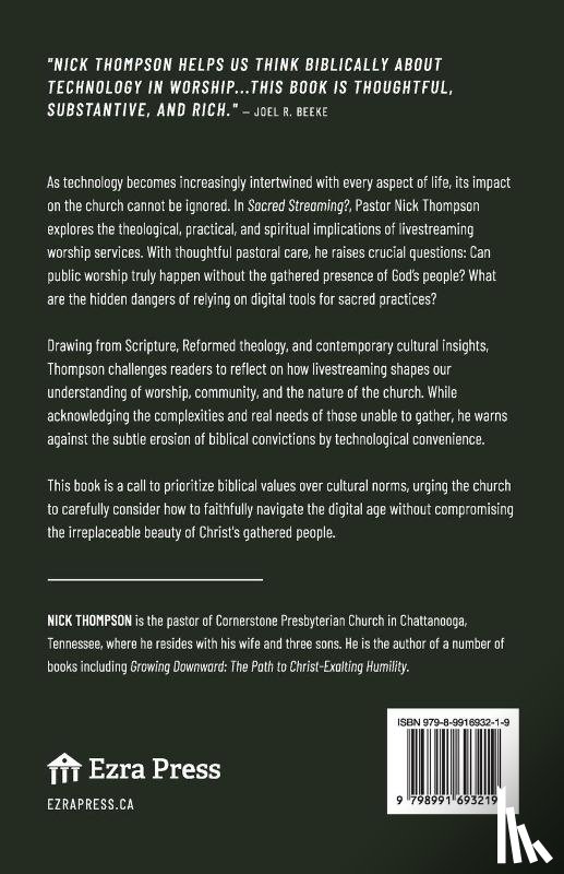 Thompson, Nick - Sacred Streaming?