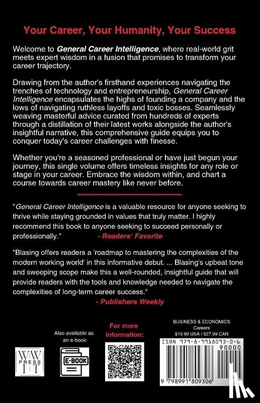 Blasing, Ray - GENERAL CAREER INTELLIGENCE