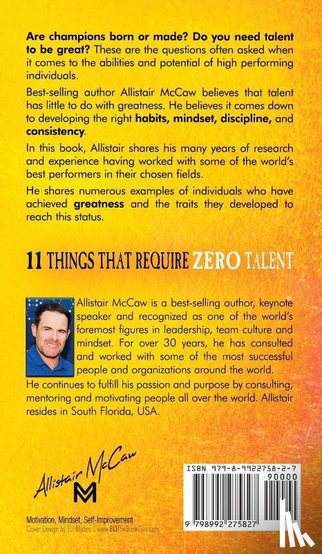 McCaw, Allistair - 11 Things That Require ZERO Talent