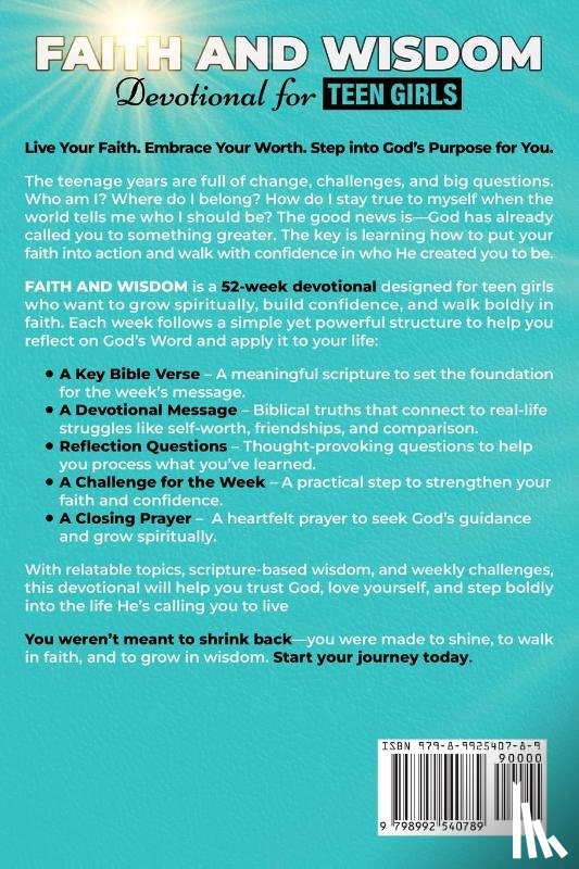 Nelson, David & Mary Beth - Faith and Wisdom -- Devotional for Teen Girls