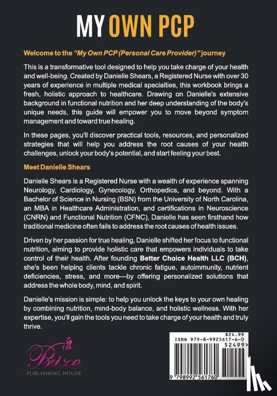 Shears, Danielle - My Own PCP Workbook