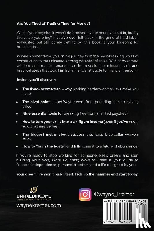 Kremer, Wayne - From Pounding Nails to sales