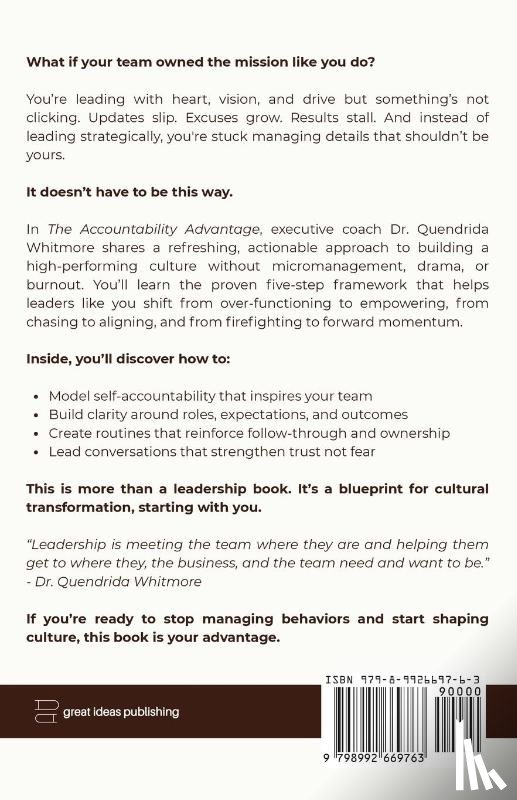 Whitmore, Quendrida - The Accountability Advantage