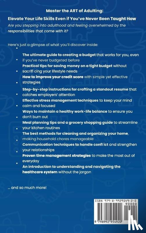 IRL Publishing - The ART of ADULTING - Like Skills for Young Adults