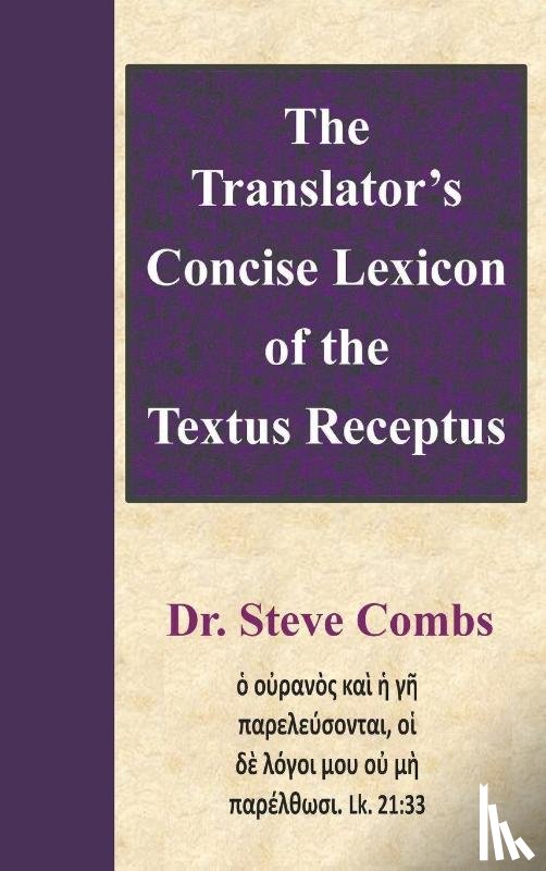 Combs, Steve - The Translator's Concise Lexicon of the Textus Receptus