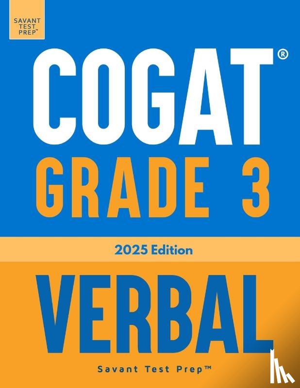Prep, Savant Test - COGAT Grade 3 Verbal