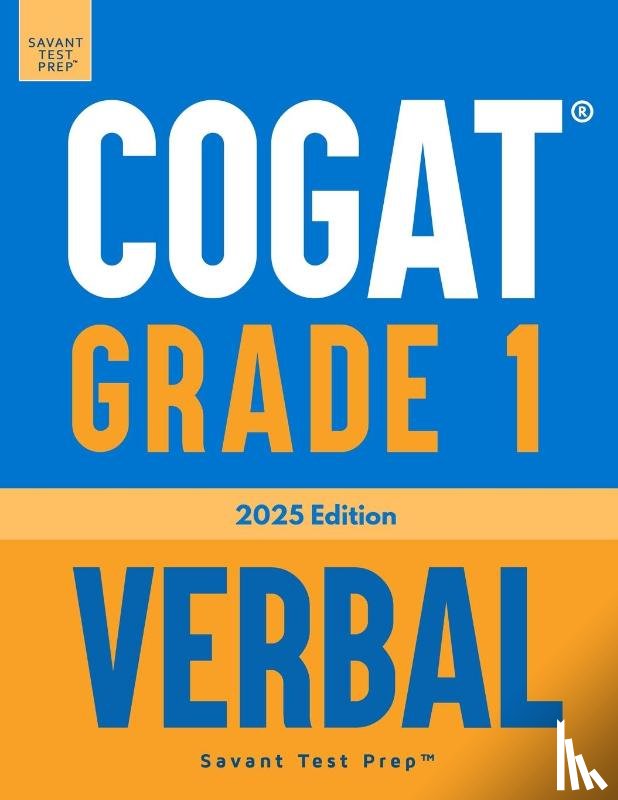 Prep, Savant Test - COGAT Grade 1 Verbal