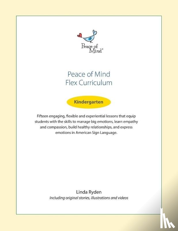 Ryden, Linda - Peace of Mind Flex Curriculum Kindergarten