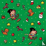  - Cadeaupapier Heksje Mimi viert Kerstmis