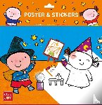  - Kleurposter Karel en Kaatje. Hocus pocus