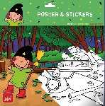  - Kleurposter Heksje Mimi in het bos
