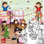  - Kleurposter Luuk en Lotje. Het is Carnaval