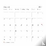  - Blanco maandkalender 2027