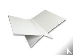  - Boekenstandaard perspex middel design mat wit