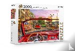  - Rebo legpuzzel 2000 stukjes - Driving through Paris