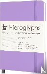  - Hieroglyphs Notitieboek - A5 Gelinieerd - Lila