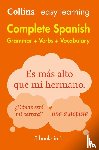 Collins Dictionaries - Easy Learning Spanish Complete Grammar, Verbs and Vocabulary (3 books in 1)