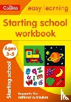 Collins Easy Learning - Starting School Workbook Ages 3-5