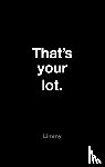 Limmy - That’s Your Lot