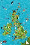 Collins Kids - Children’s Wall Map of the United Kingdom and Ireland
