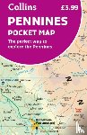 Collins Maps - Pennines Pocket Map