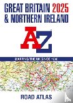 A-Z Maps - Great Britain & Northern Ireland A-Z Road Atlas 2025 (A3 Paperback)