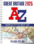 A-Z Maps - Great Britain A-Z Road Atlas 2025 (A4 Spiral)