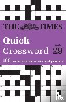 The Times Mind Games, Grimshaw, John - The Times Quick Crossword Book 29