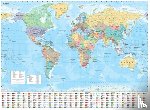 Collins Maps - Collins World Wall Laminated Map