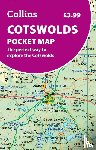 Collins Maps - Cotswolds Pocket Map