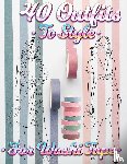 Coloring Book Happy Hou - 40 Outfits To Style For Washi Tape