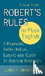 Zimmerman, Doris P - Robert's Rules In Plain English