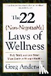 Anderson, Greg - 22 Non Negotiable Laws of Wellness