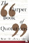  - The Harper Book of Quotations