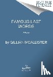 McAllister, Gillian - Famous Last Words